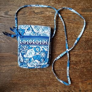VERA BRADLEY BLUE LAGOON CROSS BODY MINI HIPSTER retired